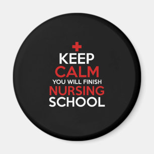 Íman Presente de Enfermeira   Fique Calmo Você Termina