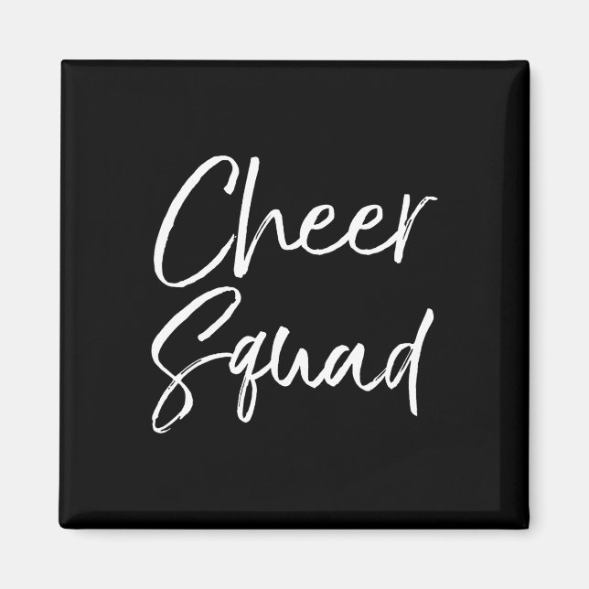 Íman Presente de Equipe de Competição de Cheerleading C (Frente)