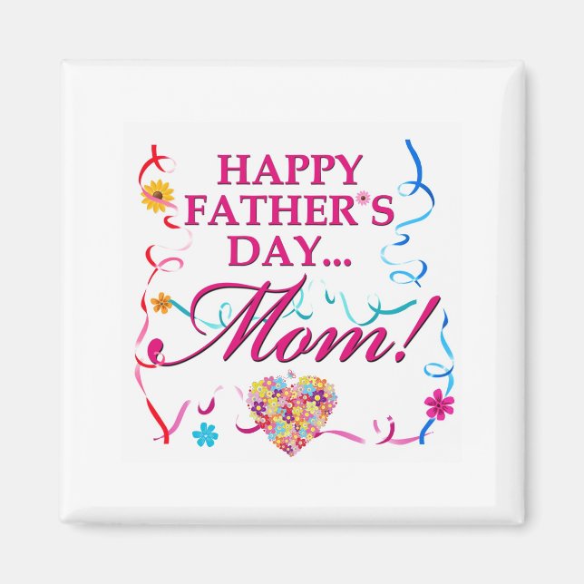 Íman Presente de Excelente para uma mãe Solteiro (Frente)