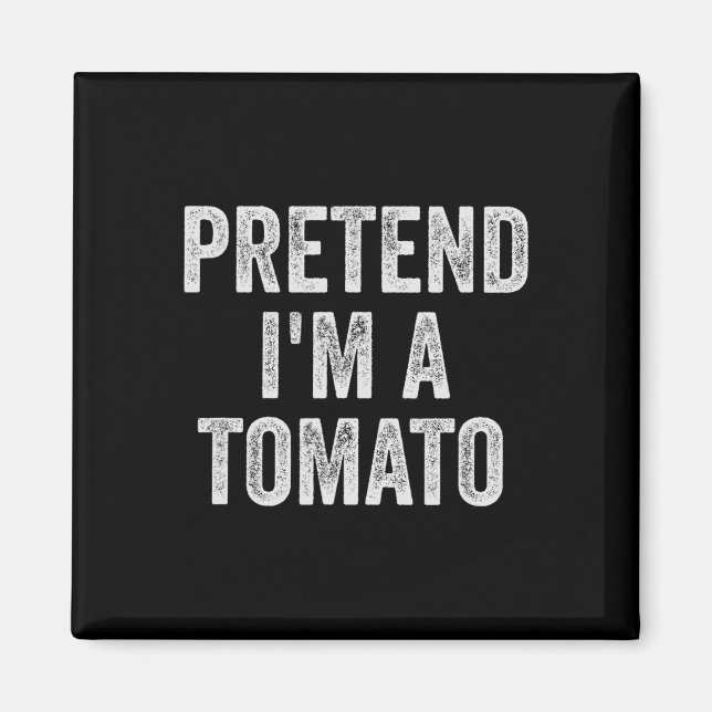 Íman Presente de fantasia de Halloween preguiçoso Fingi (Frente)