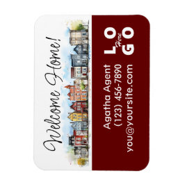 Íman Presente de fechamento de imóveis para casas de bo