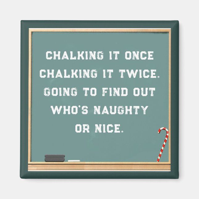 Íman Presente de Feriado do Professor (Frente)