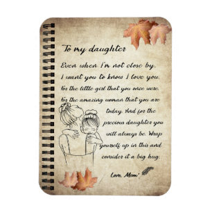 Íman Presente de Filha   Carta À Minha Filha Da Mãe