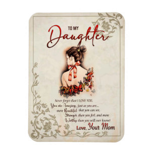Íman Presente de Filha   Carta À Minha Filha Da Mãe