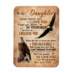 Íman Presente de Filha Carta À Minha Filha Do Pai