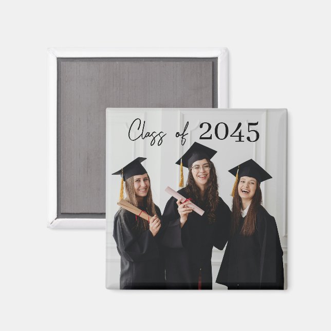 Íman Presente de Fim de Curso Personalizado Foto (Front/Back)
