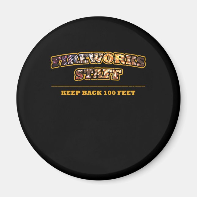 Íman Presente de Fogos de Artifício do Funcionarios Pyr (Frente)