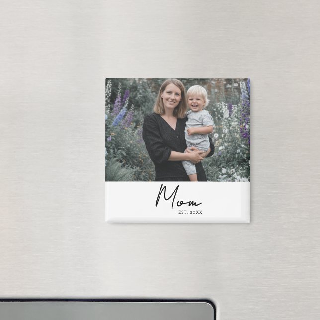 Íman Presente de Foto da Mãe Estabelecida (Criador carregado)