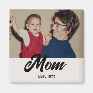 Íman Presente de Foto da Mamãe