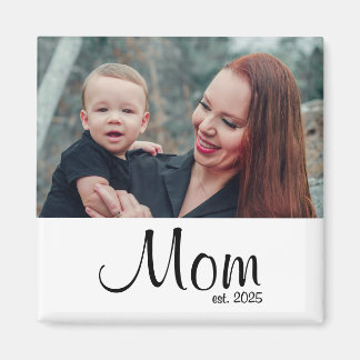 Íman Presente de Foto da Mamãe Fundada