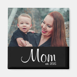 Íman Presente de Foto da Mamãe Fundada