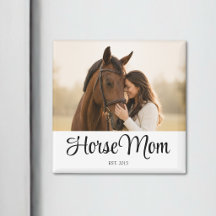 Presente de Foto de Mãe de Cavalo Estabelecida