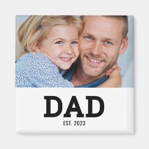 Íman Presente de Foto do Papai Fundado