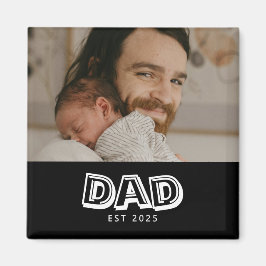 Íman Presente de Foto do Papai Fundado