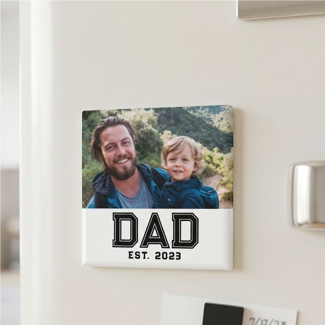 Íman Presente de Foto do Papai Fundado (Criador carregado)