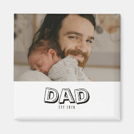 Íman Presente de Foto do Papai Fundado