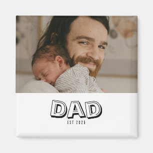 Íman Presente de Foto do Papai Fundado