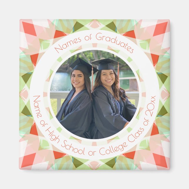 Íman Presente de Foto para Keepsasasaket bonito de Grad (Frente)