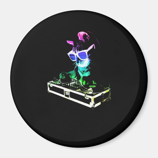 Íman Presente de Gato | Cat DJ Muito Legal (Frente)