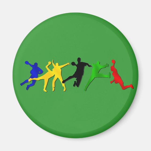 Íman Presente de handebol para jogadores de handebol e  (Frente)