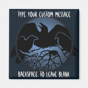 Íman Presente de Imã de geladeira personalizada Raven