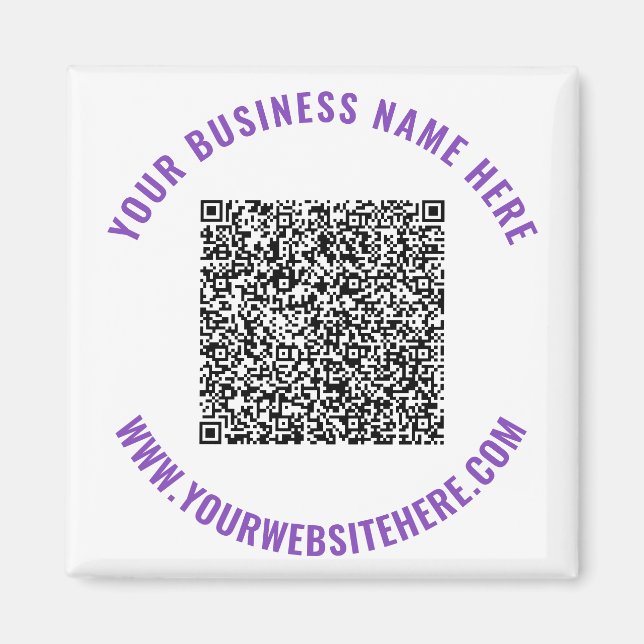 Íman Presente de Imagem de Texto Personalizado de Infor (Frente)