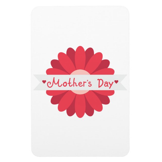 Íman Presente de inscrição manuscrita do feliz dia de a (Vertical)