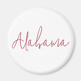 Íman Presente de Lembrança de Viagem do Alabama