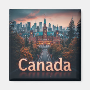 Íman Presente de Marco de Viagem no Canadá para Explora