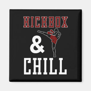 Íman Presente de Meme de Citação de Kickbox e Kickboxin