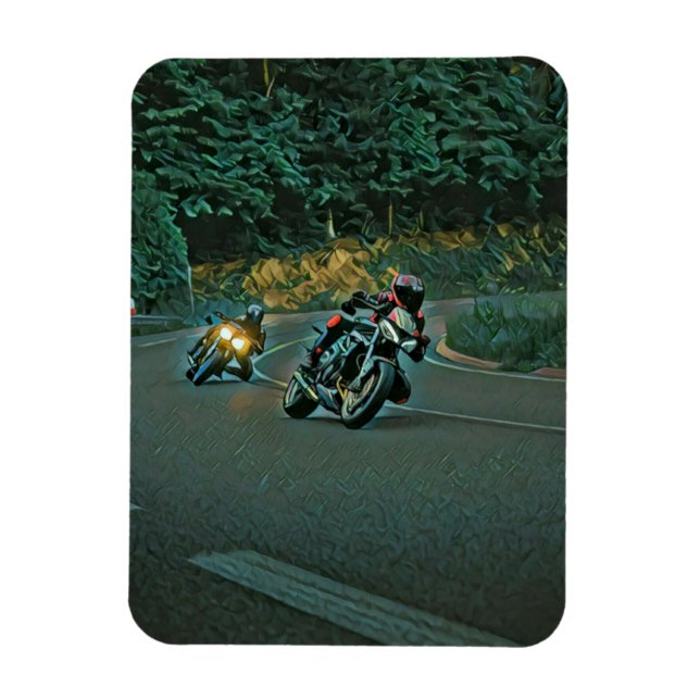 Íman Presente de motocicleta (Vertical)