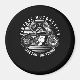 Íman Presente De Motociclismo Vintage Para Biker