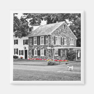 Íman Presente de mudança de foto da nova casa Divertido