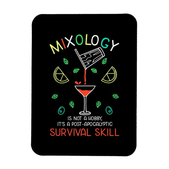 Íman Presente de Natal | Barman Mixologista (Vertical)