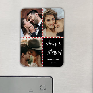 Íman Presente de Natal Casal Recém-Casados Foto