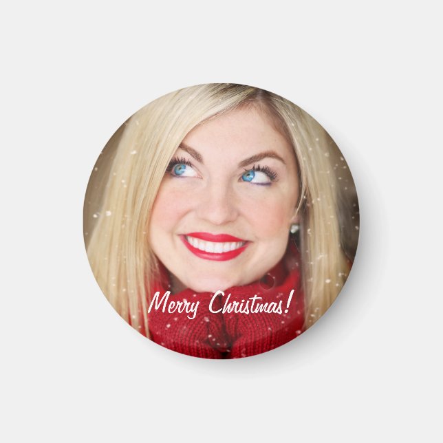 Íman Presente de Natal Personalizado - (Frente)