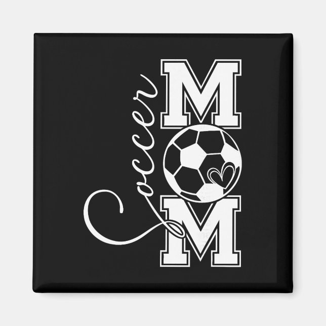 Íman Presente de Orgulho da Mãe de Futebol Antigo para  (Frente)