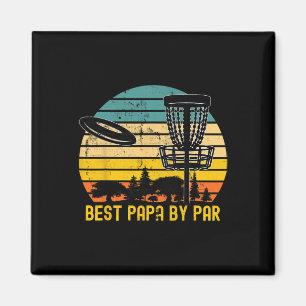 Íman Presente de Papai de Disco Golf Antigo - Melhor Pa