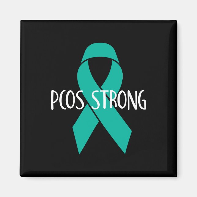 Íman Presente De Pcos Para Sensibilização E Apoio - For (Frente)
