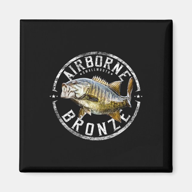 Íman Presente de pesca com boca pequena para homens e m (Frente)