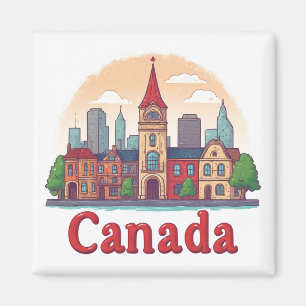 Íman Presente de Primeira Viagem ao Canadá para Novos V