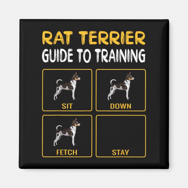 Íman Presente de Proprietário de Rat Terriers Temático  (Frente)