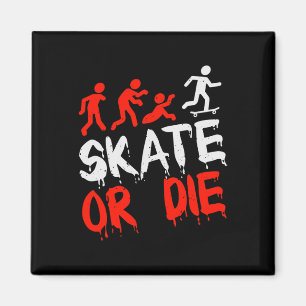 Íman Presente de Skate Skateboarder Skate Ou Morra Skat