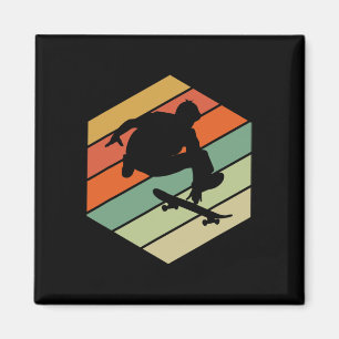 Íman Presente de Skate Skater Skateboarder Patinação Vi