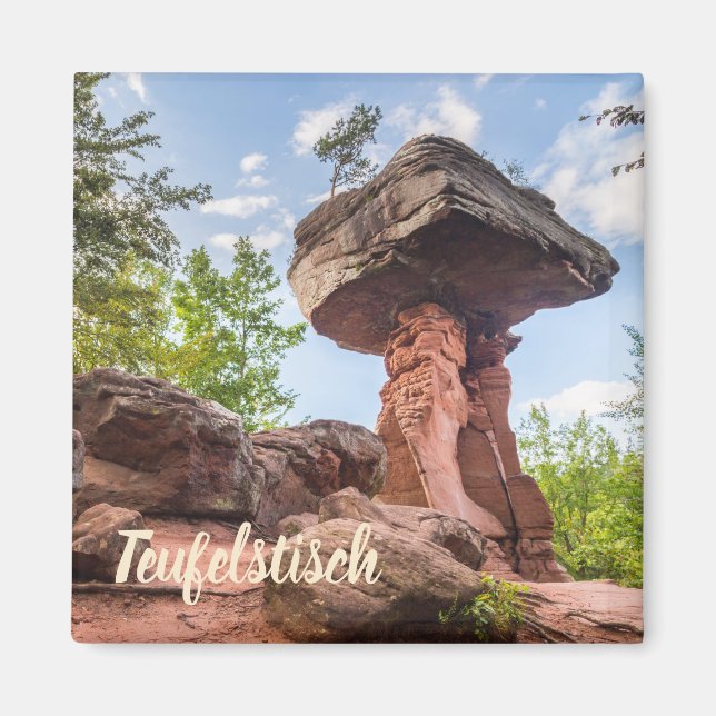 Íman Presente de Teufelstisch Hinterweidenthal Pfalz Al (Frente)