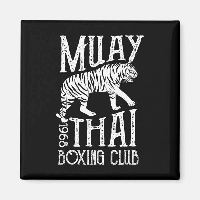 Íman Presente de Treinamento de MMA do Clube de Kickbox (Frente)