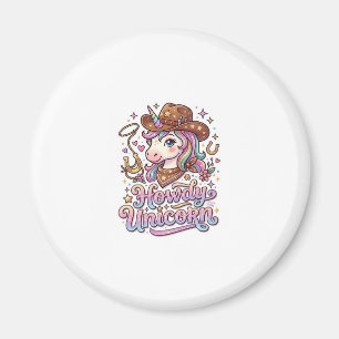 Íman Presente de Unicórnio Howdy Unicórnio Adesivo e Ca
