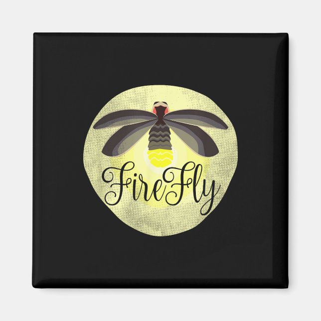 Íman Presente de Verão de Inseto de Firefly (Frente)