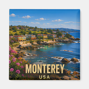 Íman Presente de viagem da costa pacífica de Monterey C