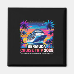Íman Presente de Viagem de Cruzeiro pelas Bermudas 2025
